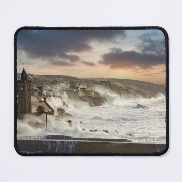 Item preview, Storm in Porthleven Cornwall designed and sold by kathleenjean.