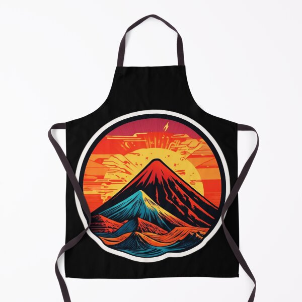 Item preview, Vintage Volcano Eruption and Ocean in Hawaii designed and sold by NautiChic.