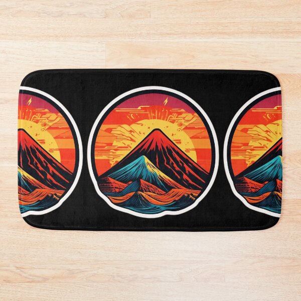 Item preview, Vintage Volcano Eruption and Ocean in Hawaii designed and sold by NautiChic.