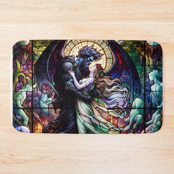 Item preview, Hades and Persephone Stained Glass designed and sold by Truck Stop One.