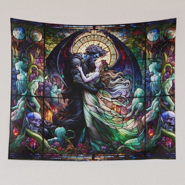 Item preview, Hades and Persephone Stained Glass designed and sold by Truck Stop One.