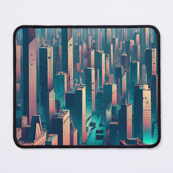 Item preview, High-Tech Gloom Discover Dystopian Cityscape designed and sold by Tamas Das.