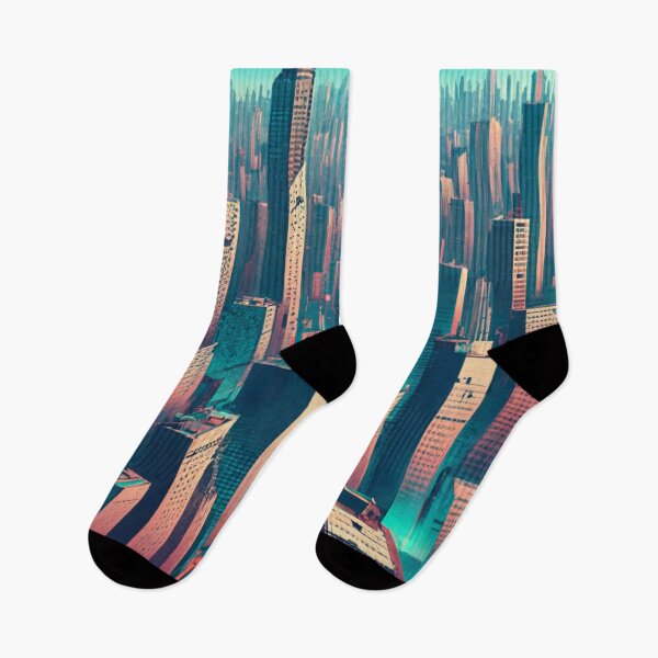 Item preview, High-Tech Gloom Discover Dystopian Cityscape designed and sold by Tamas Das.