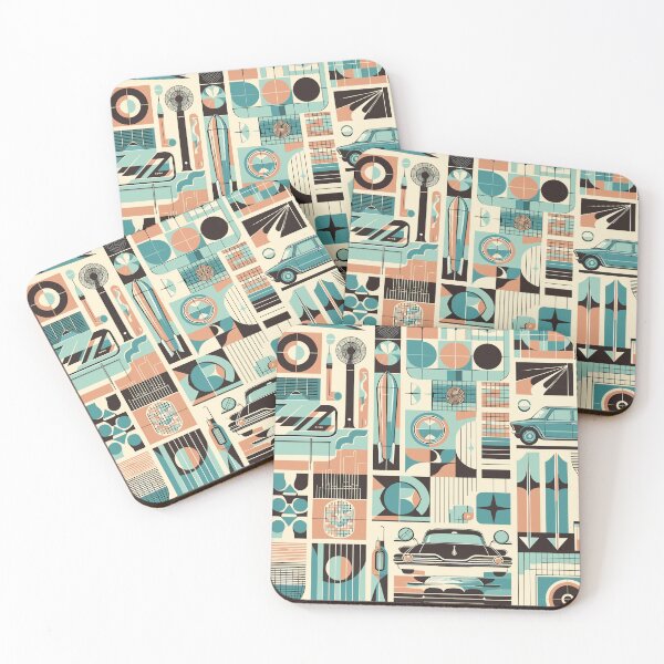 Item preview, Retro Mid Century Modern Pattern designed and sold by GraphicsClub.