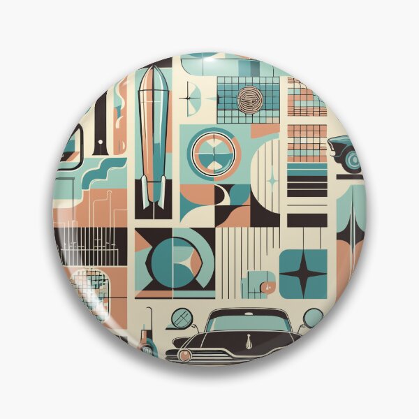 Item preview, Retro Mid Century Modern Pattern designed and sold by GraphicsClub.