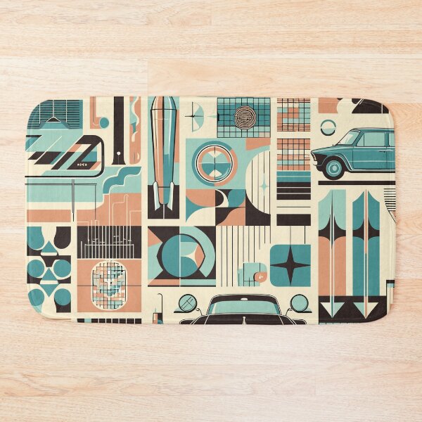 Item preview, Retro Mid Century Modern Pattern designed and sold by GraphicsClub.