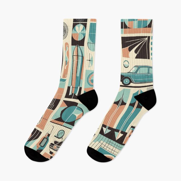 Item preview, Retro Mid Century Modern Pattern designed and sold by GraphicsClub.