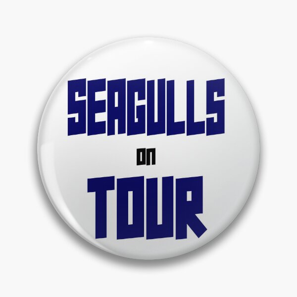 Item preview, seagulls on tour text designed and sold by tomcall7.