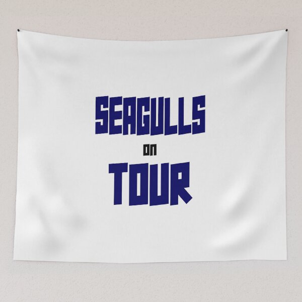 Item preview, seagulls on tour text designed and sold by tomcall7.