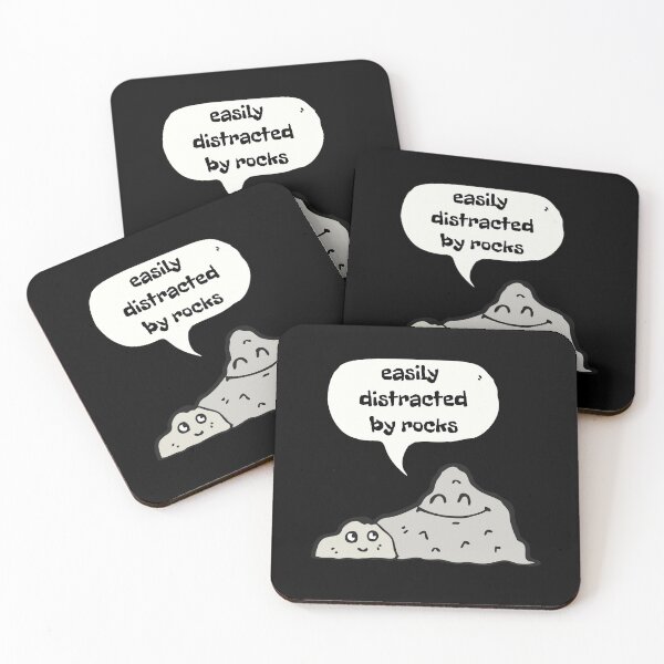 Item preview, Easily Distracted by Rocks designed and sold by NNisu.