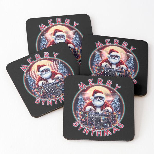 Item preview, Merry Synthmas Christmas Synth Santa Claus Happy XMAS 2 designed and sold by FindThePlot.