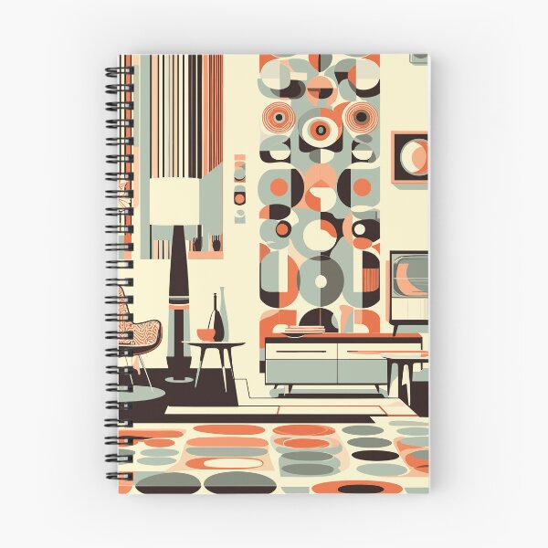 Item preview, Retro Mid Century Modern Home Decor Pattern  designed and sold by GraphicsClub.