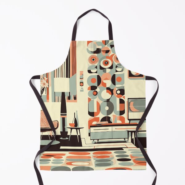 Item preview, Retro Mid Century Modern Home Decor Pattern designed and sold by GraphicsClub.