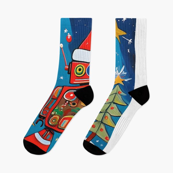 Item preview, Is that another robot Santa? Hang on, one of these must be an imposter! designed and sold by ObliqArtworks.