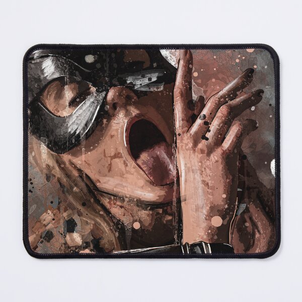 Item preview, Sexy girl in a cat mask licks her hand designed and sold by KinkySecretsArt.