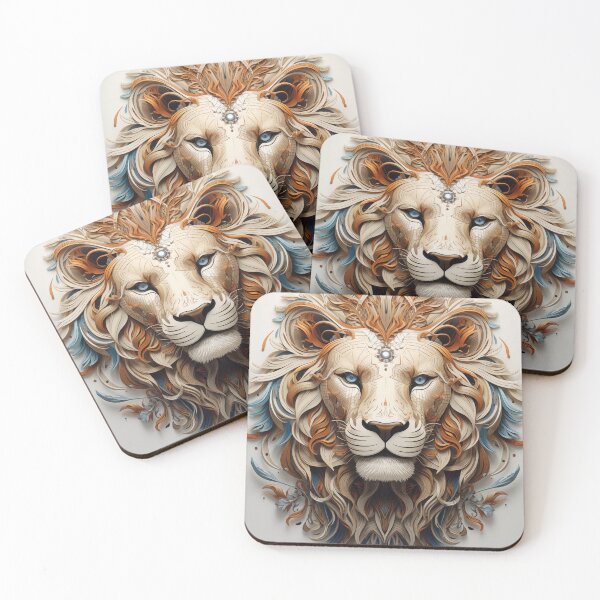 Item preview, Leo Lion 3D Embroidered Phone Case – Zodiac Royalty Design designed and sold by Moisky Art.