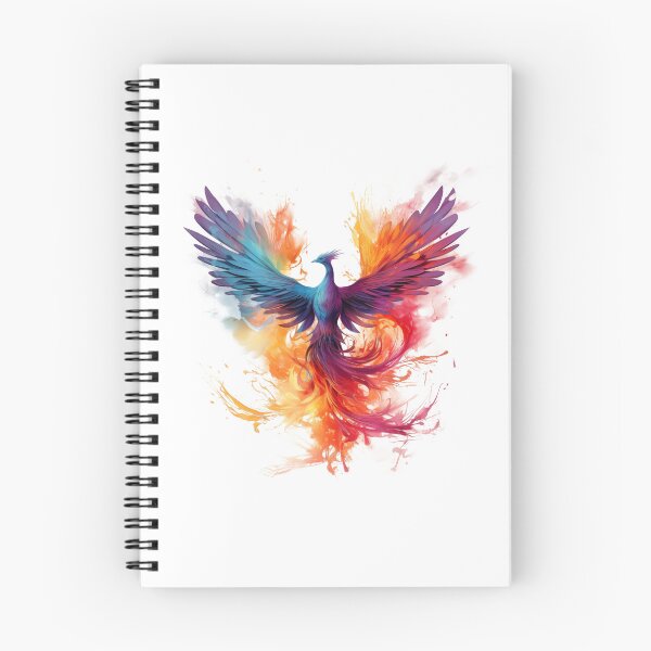 Item preview, Colorful Phoenix Rising designed and sold by spookycutepeeps.