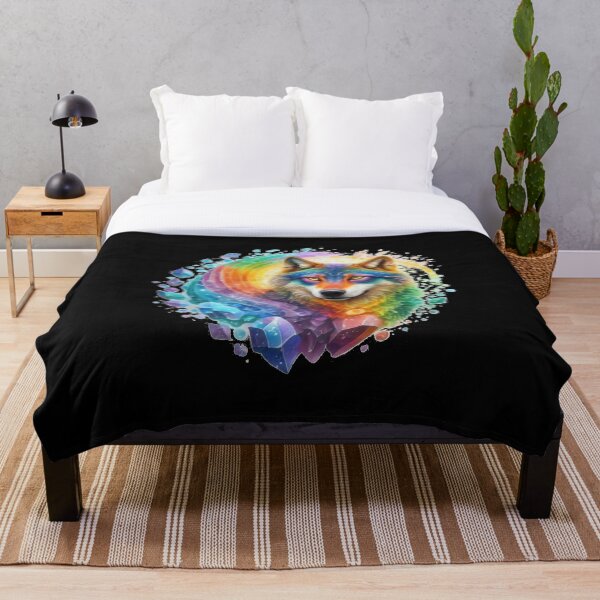 Item preview, Rainbow Crystal Wolf designed and sold by PixelRealm.