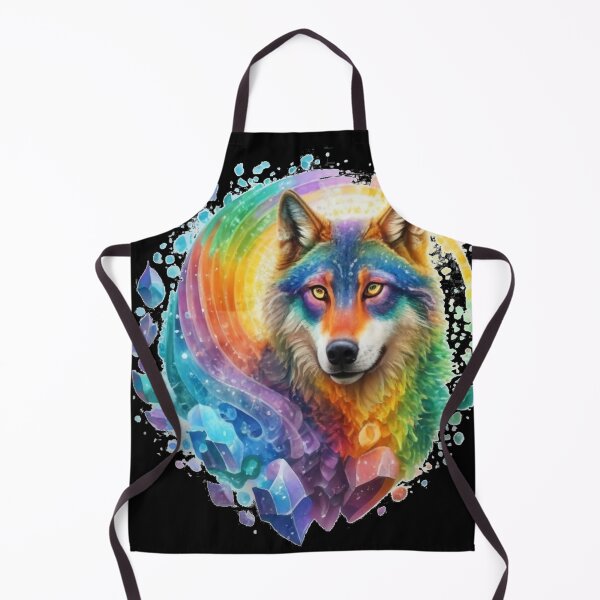 Item preview, Rainbow Crystal Wolf designed and sold by PixelRealm.