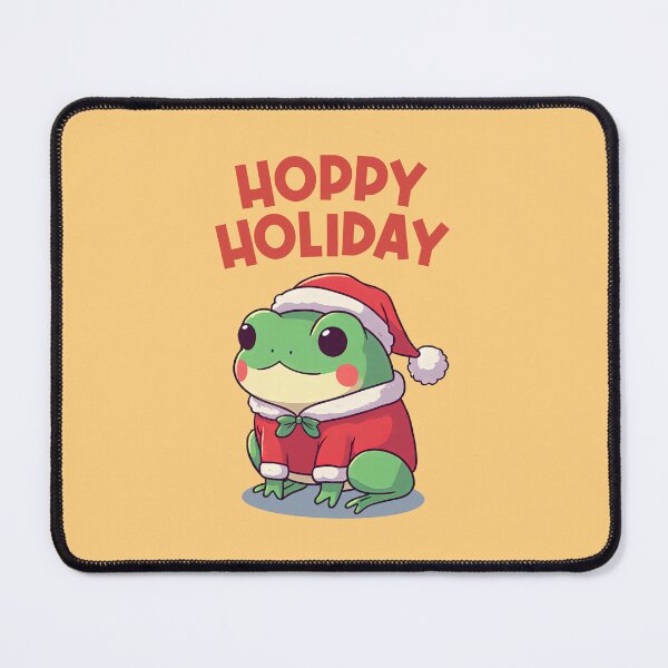 Item preview, Hoppy Holiday Christmas Frog Santa designed and sold by KAI-Studio.