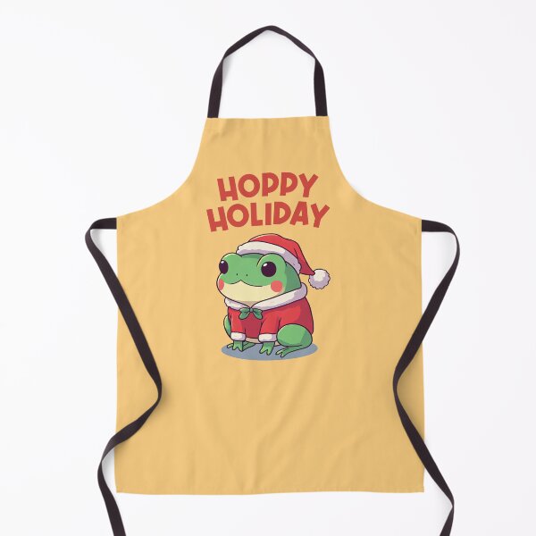 Item preview, Hoppy Holiday Christmas Frog Santa designed and sold by KAI-Studio.