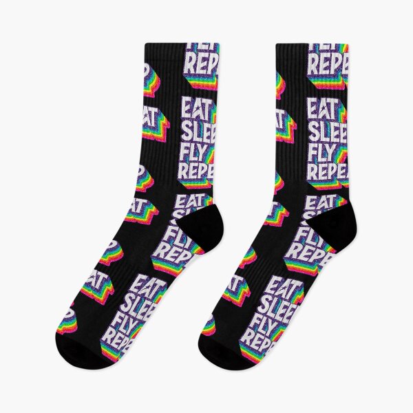 Item preview, Eat Sleep "FLY" Repeat designed and sold by savasanaqueen.