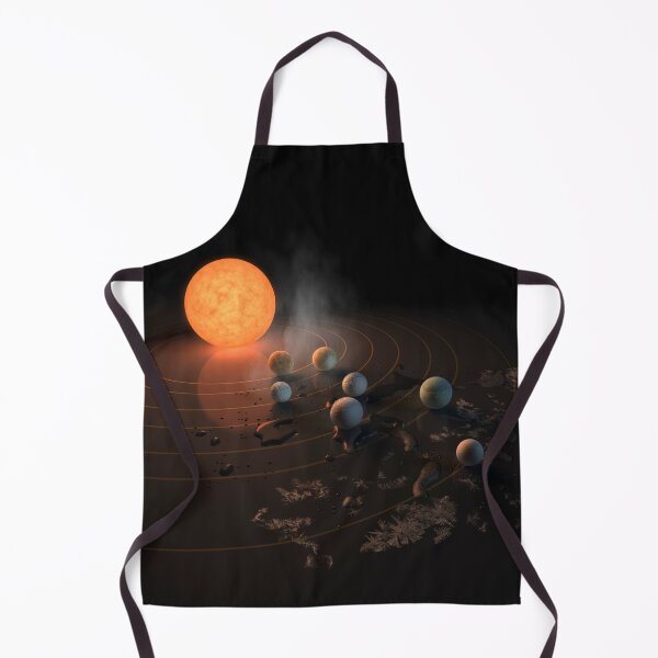 Item preview, STK204786S-TRAPPIST-1's seven planets in orbit around their star. designed and sold by StocktrekImages.