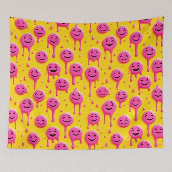 Item preview, Melting Smiley Face Pattern designed and sold by VISIONARTIST.