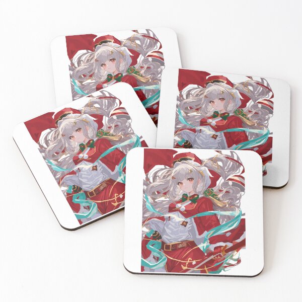 Item preview, Christmas-Inspired Beautiful Anime Woman in Santa Claus Attire! designed and sold by InkInspiratons.