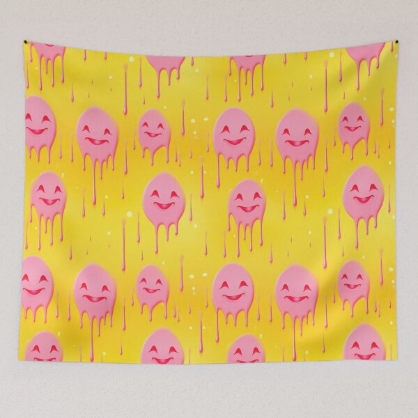 Item preview, Melting Smiley Face Pattern designed and sold by VISIONARTIST.