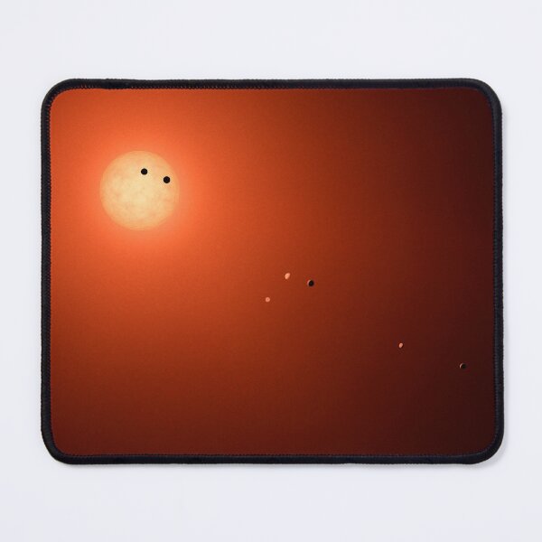 Item preview, STK204788S-The seven TRAPPIST-1 planets orbiting their Sun. designed and sold by StocktrekImages.