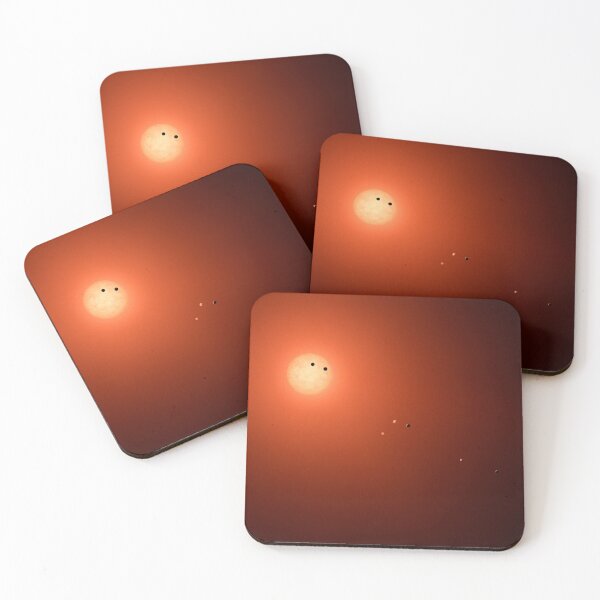 Item preview, STK204788S-The seven TRAPPIST-1 planets orbiting their Sun. designed and sold by StocktrekImages.