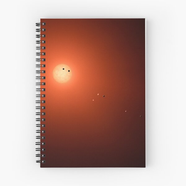 Item preview, STK204788S-The seven TRAPPIST-1 planets orbiting their Sun. designed and sold by StocktrekImages.