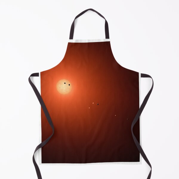 Item preview, STK204788S-The seven TRAPPIST-1 planets orbiting their Sun. designed and sold by StocktrekImages.