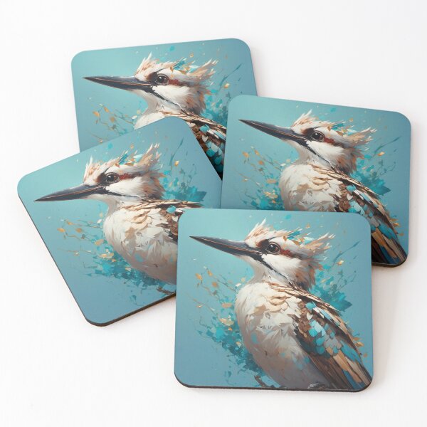 Item preview, Kingfisher Blue & Brown designed and sold by Random Designs.