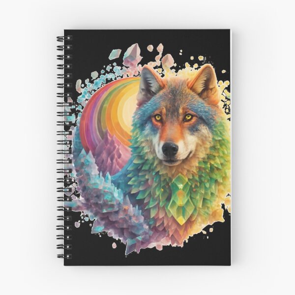 Item preview, Rainbow Crystal Wolf designed and sold by PixelRealm.