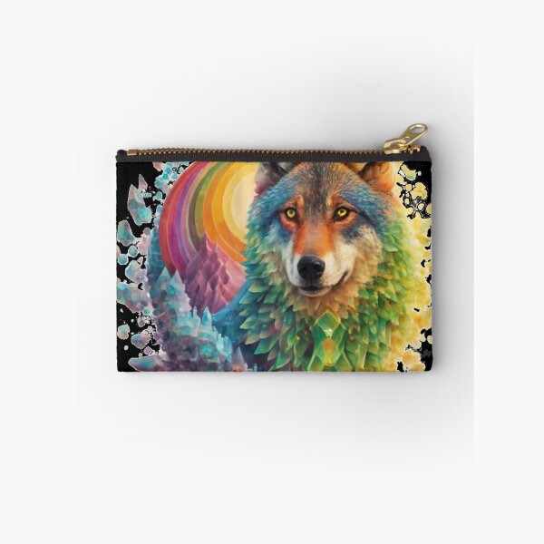 Item preview, Rainbow Crystal Wolf designed and sold by PixelRealm.