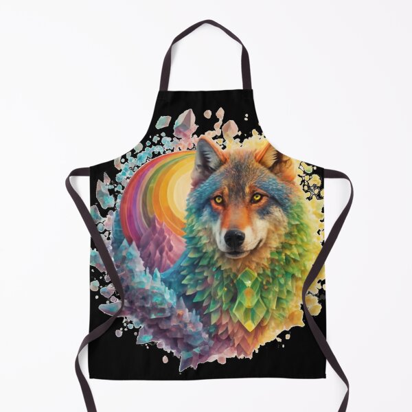 Item preview, Rainbow Crystal Wolf designed and sold by PixelRealm.