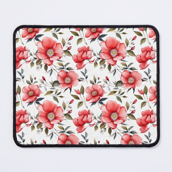 Item preview, Beautiful Red Wild Rose Seamless Pattern (Watercolor) V.3 designed and sold by CreatureHouse95.