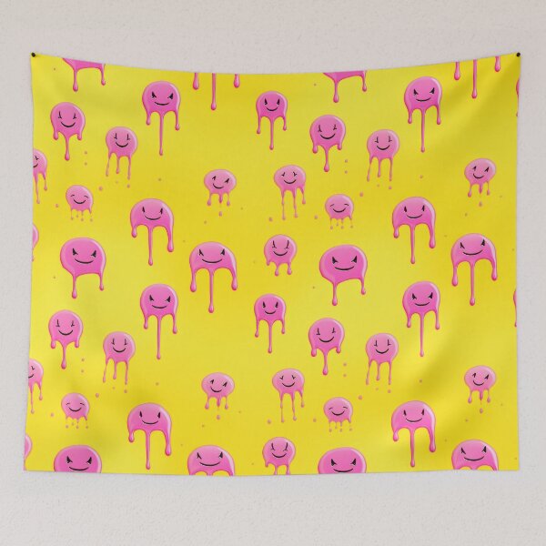 Item preview, Melting Smiley Face Pattern designed and sold by VISIONARTIST.