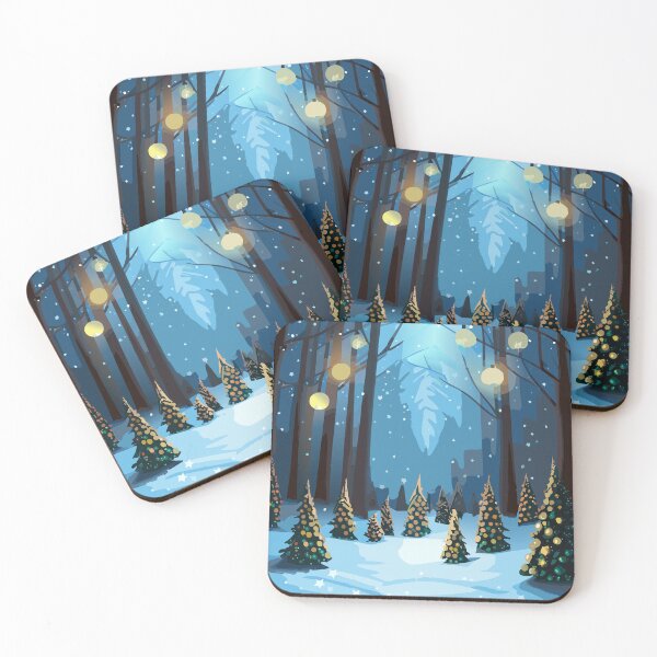 Item preview, Winter magic forest, lights designed and sold by Blueberry Shake.