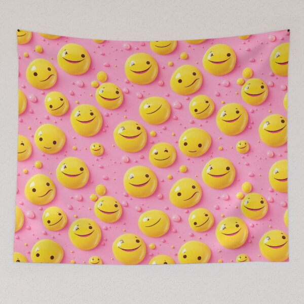 Item preview, Melting Smiley Face Pattern designed and sold by VISIONARTIST.