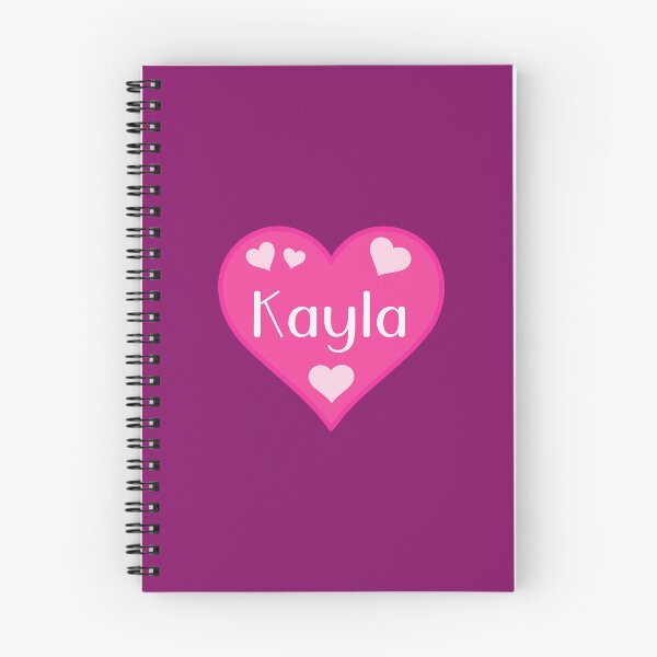 Item preview, Kayla Name Pink Heart  designed and sold by Jeallan Designs.