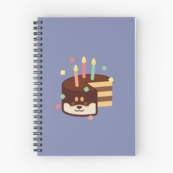 Item preview, Black Shiba Inu Birthday Cake designed and sold by MINIMOillu.