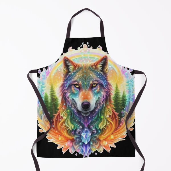 Item preview, Rainbow Crystal Wolf designed and sold by PixelRealm.