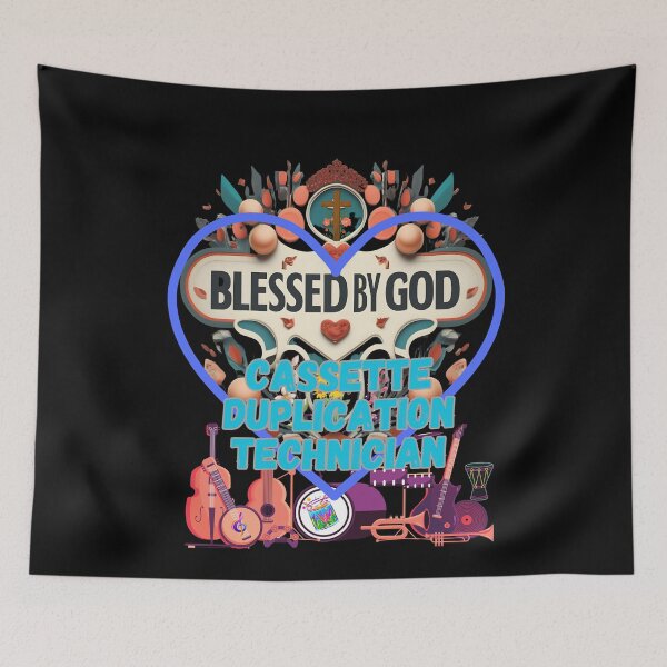 Item preview, BLESSED BY GOD CASSETE DUPLICATION TECHNITIAN designed and sold by carlos crane.