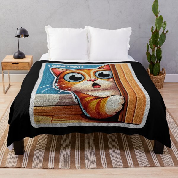 Item preview, I SAW THAT meme Tabby Cat designed and sold by plushism.