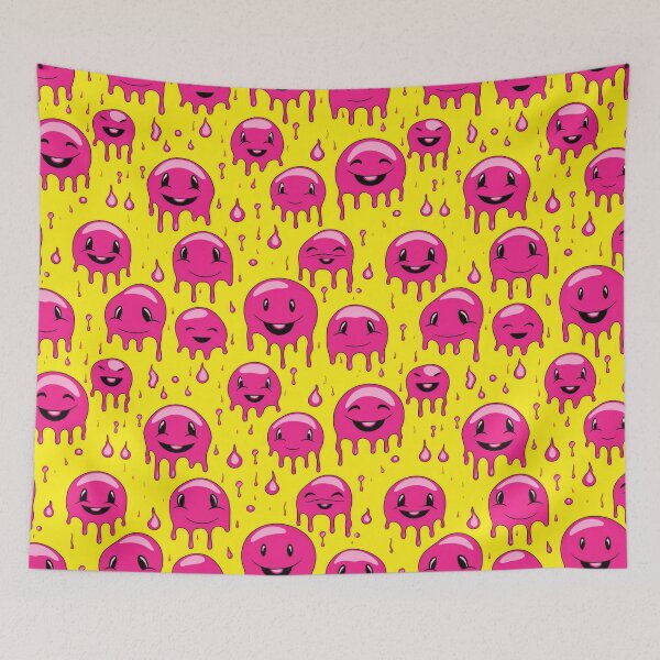 Item preview, Melting Smiley Face Pattern designed and sold by VISIONARTIST.
