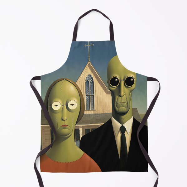 Item preview, American gothic Aliens designed and sold by obstinator.