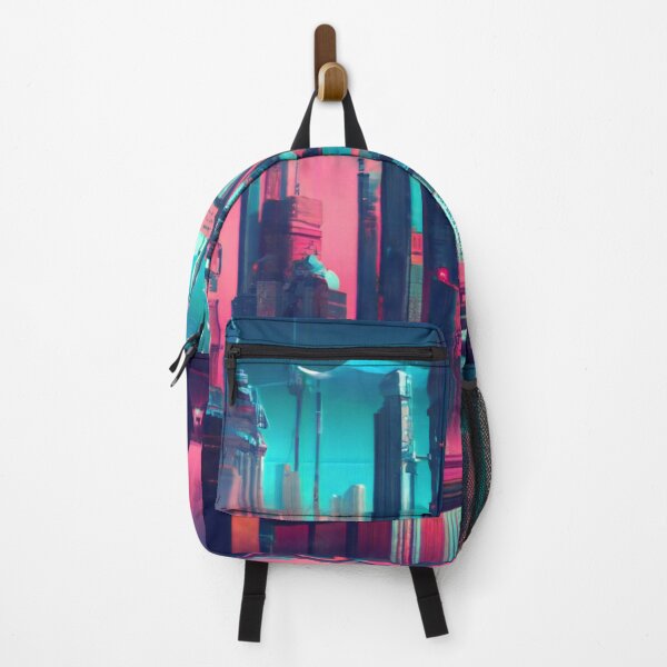Item preview, Neon Nights Explore Dystopian Cityscape designed and sold by Tamas Das.